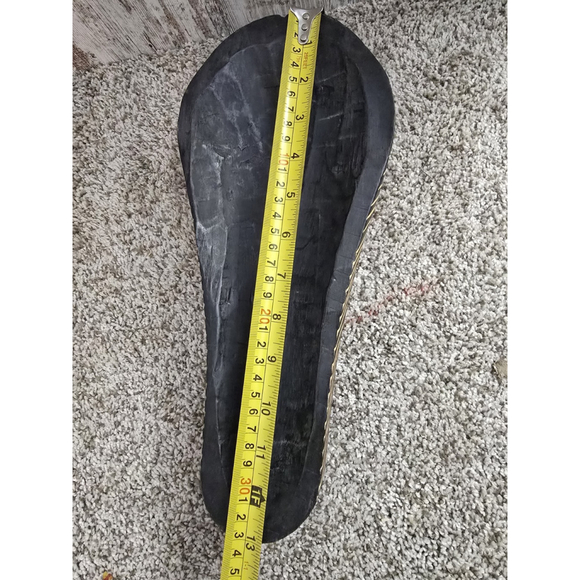 African wood mask handcrafted 13" - Picture 9 of 10